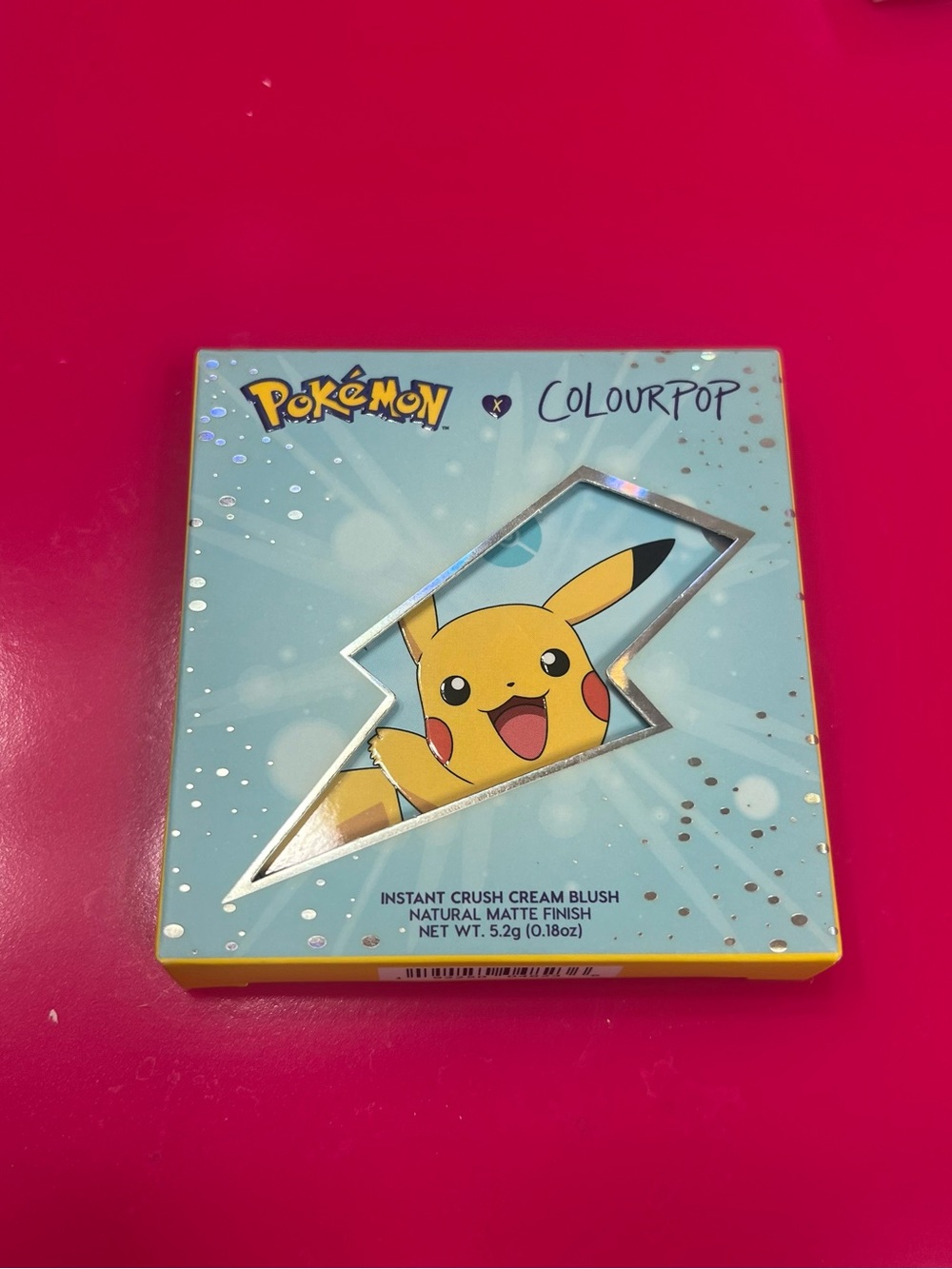 Colourpop Instant Crush Cream Blush Pokémon Pikachu Electro Ball